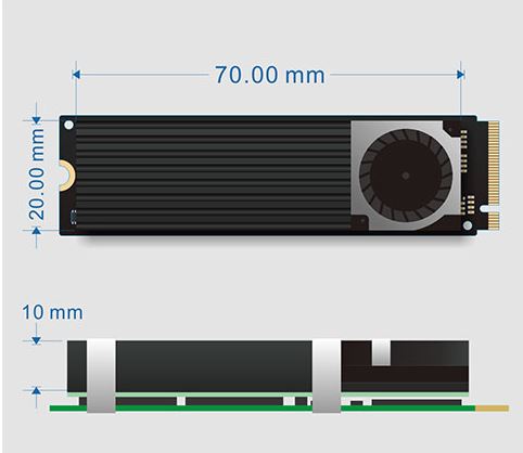 3RSYS M.2 SSD FAN COOLING COVER 방열판