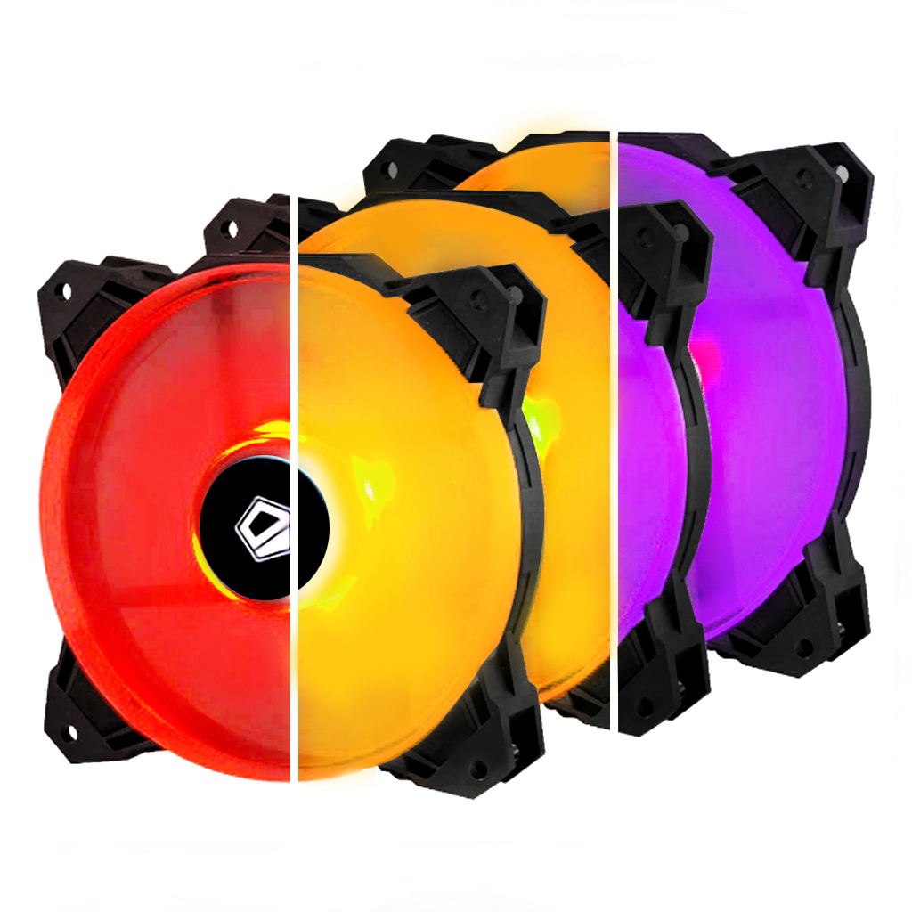 ID-COOLING SF-12025 RGB TRIO (3PACK/REMOTE CONTROL)