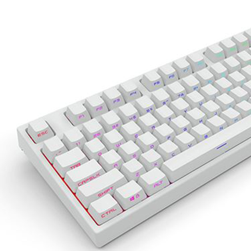 VITOAIR PBT 측면 각인 KEYCAP WHITE 104KEY SET