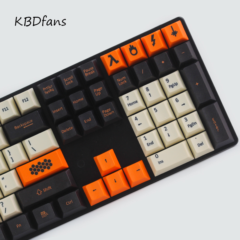 염료 승화 PBT Carbon 108 표준 규격 키캡 세트