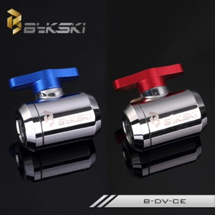 Bykski B-DV-CE Valve 피팅(블루&레드)