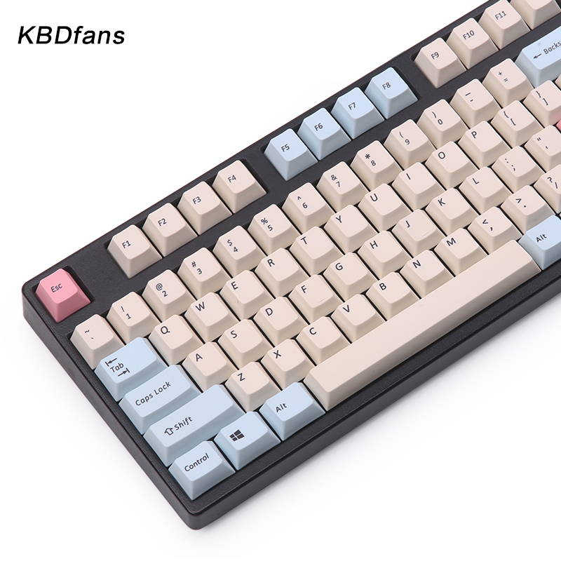 PBT 열 승화 베이지 라이트 블루 104KEY SET