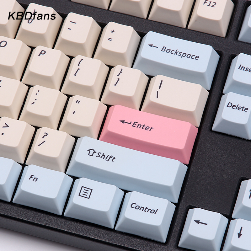 PBT 열 승화 베이지 라이트 블루 104KEY SET