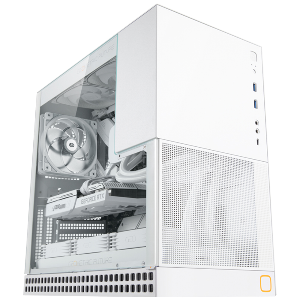 GEO메트릭퓨처 Model4 킹 아서 + Silence GI 120 ARGB 화이트 패키지