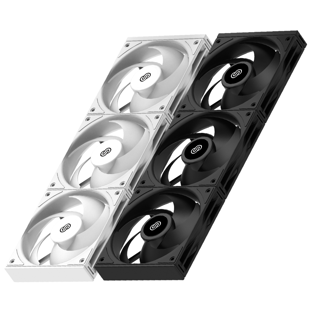 3RSYS Silence GI 120-N 데이지체인 리버스 3PACK BLACK