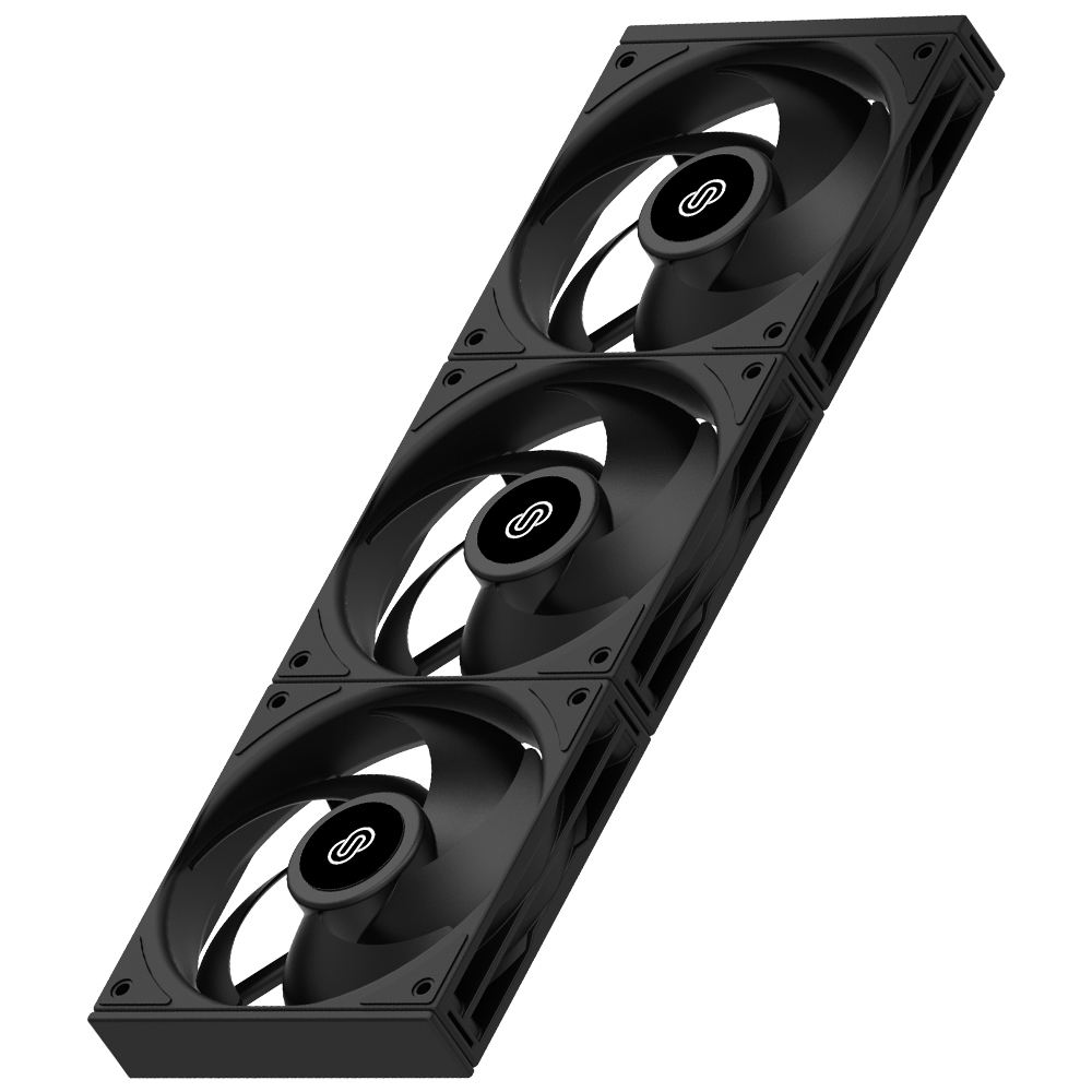 3RSYS Silence GI 120-N 데이지체인 리버스 3PACK BLACK