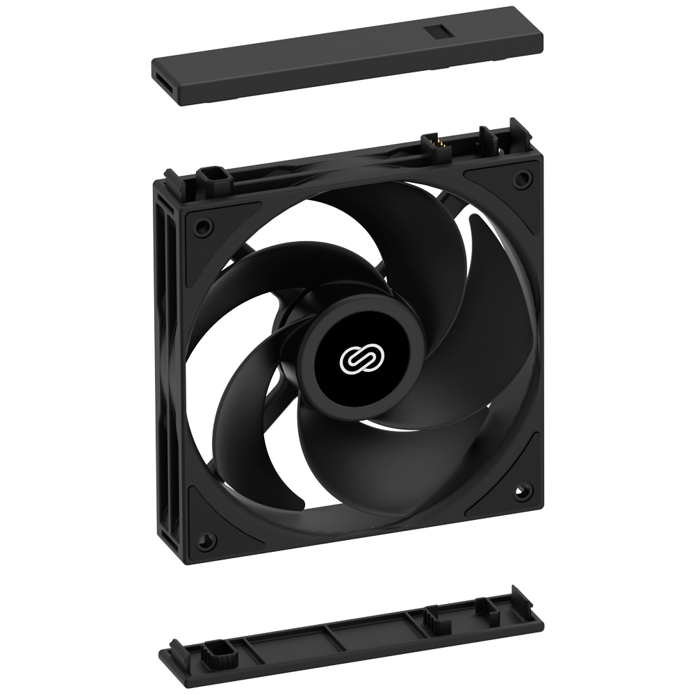 3RSYS Silence GI 120-N 데이지체인 리버스 3PACK BLACK